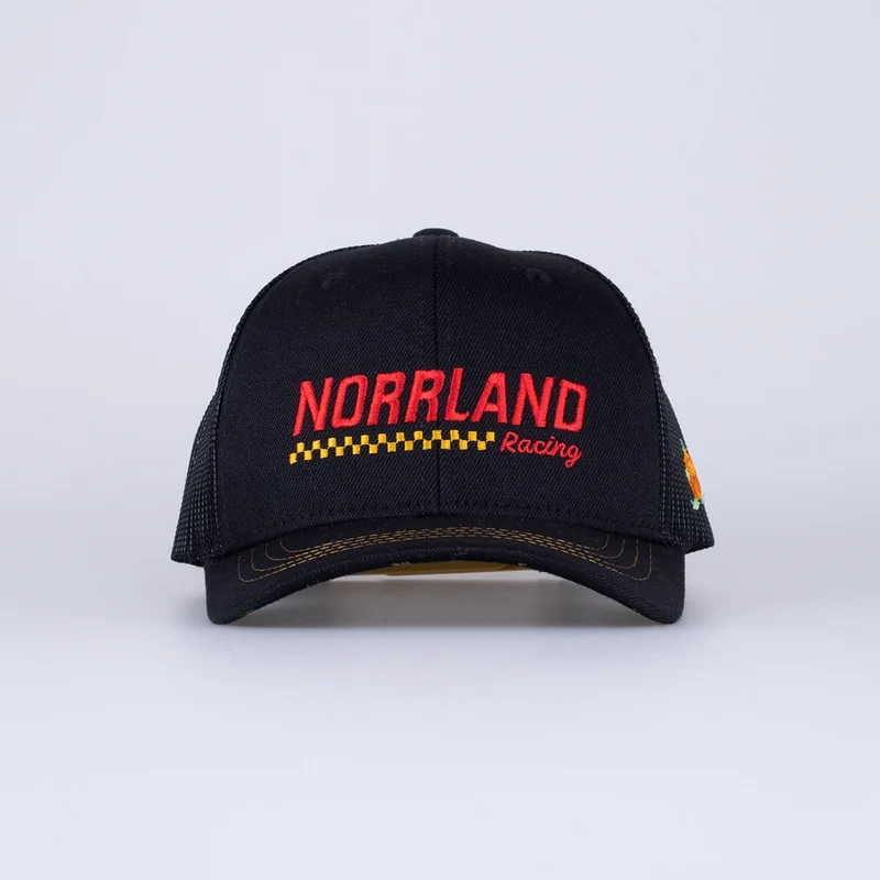 NORRLAND RACING KIDS TRUCKER CAP - BLACK