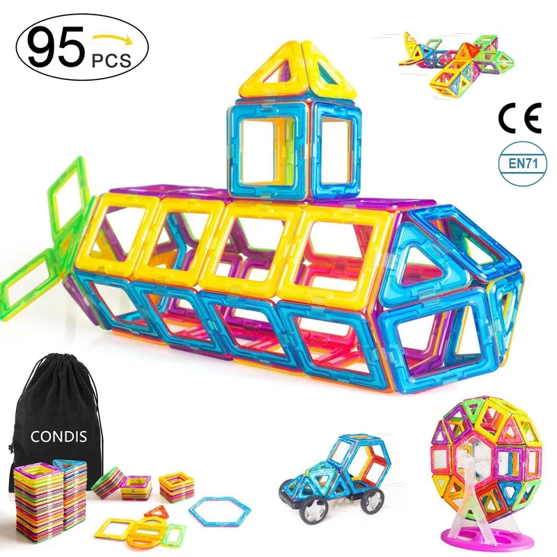 Condis Magnetische Bausteine-Set, 95 Stück
