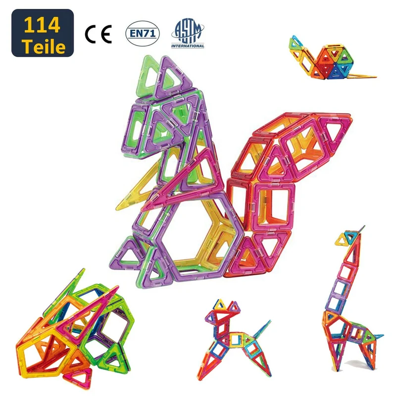 Condis Magnetische Bausteine-Set, 114 Stück