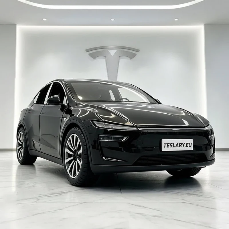 Tesla Model Y Juniper 1:24-stil legeringsgjuten bil, leksaksbil eller inofficiellt samlarobjekt