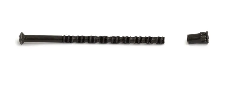 SKRUV M NIPPEL 4-90-8 SVART M5X90MM