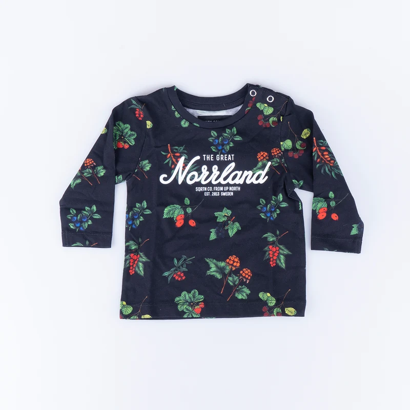 GREAT NORRLAND LONGSLEEVE - BERRY BLACK