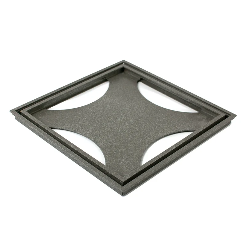 TILE IN BRUNN GOLVBRUNNSSIL 200X200MM MÖRK GRANIT