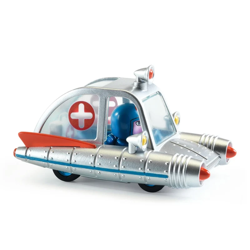 Djeco Leksaksbilar Crazy Motors Space Ambulance