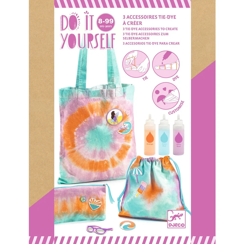 Djeco DIY Batikpyssel Sunshine Camp