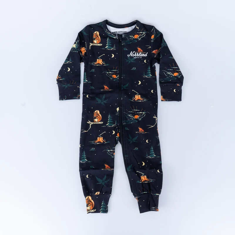 TGN SCRIPT JUMPSUIT - TIMBER BLACK