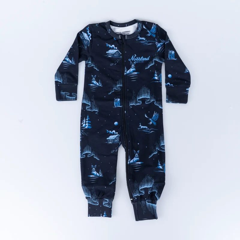 TGN SCRIPT JUMPSUIT - VINTERNATT BLACK