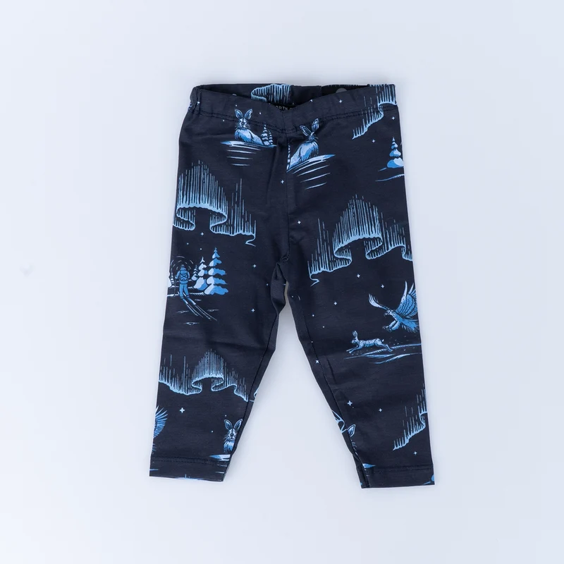 KIDS TIGHTS - VINTERNATT BLACK