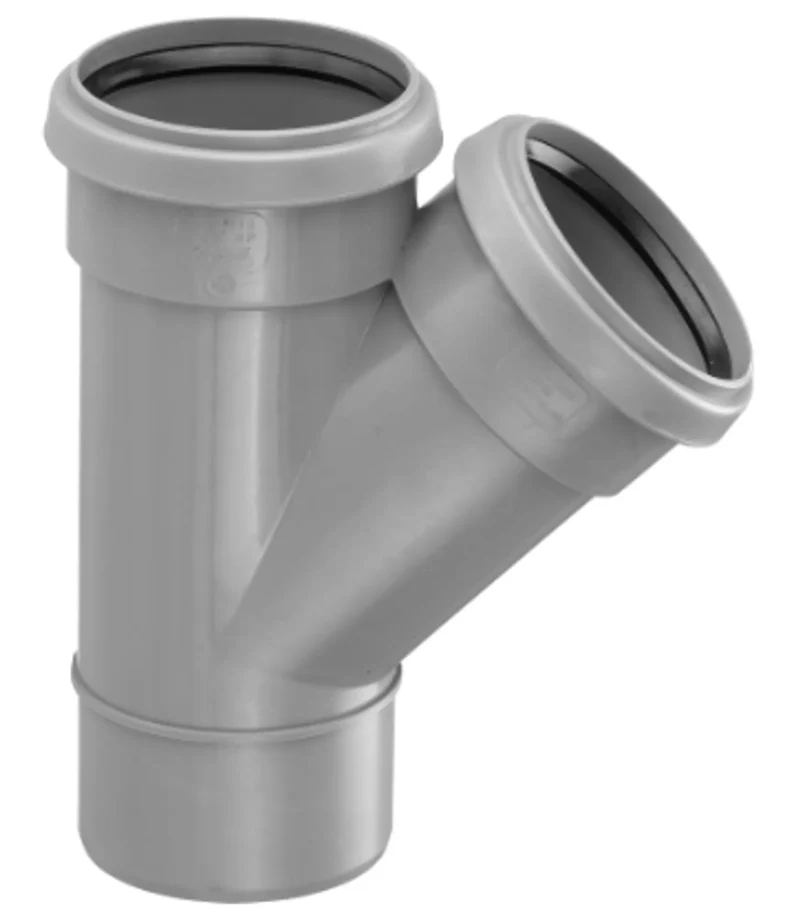 GRENRÖR INOWA 75/50MM 45 GRADER 2 MUFF AVLOPP INOMHUS
