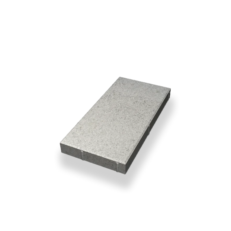 MARKSTEN VILLA SLÄT GRÅ FASAD HALV 500X250X50MM
