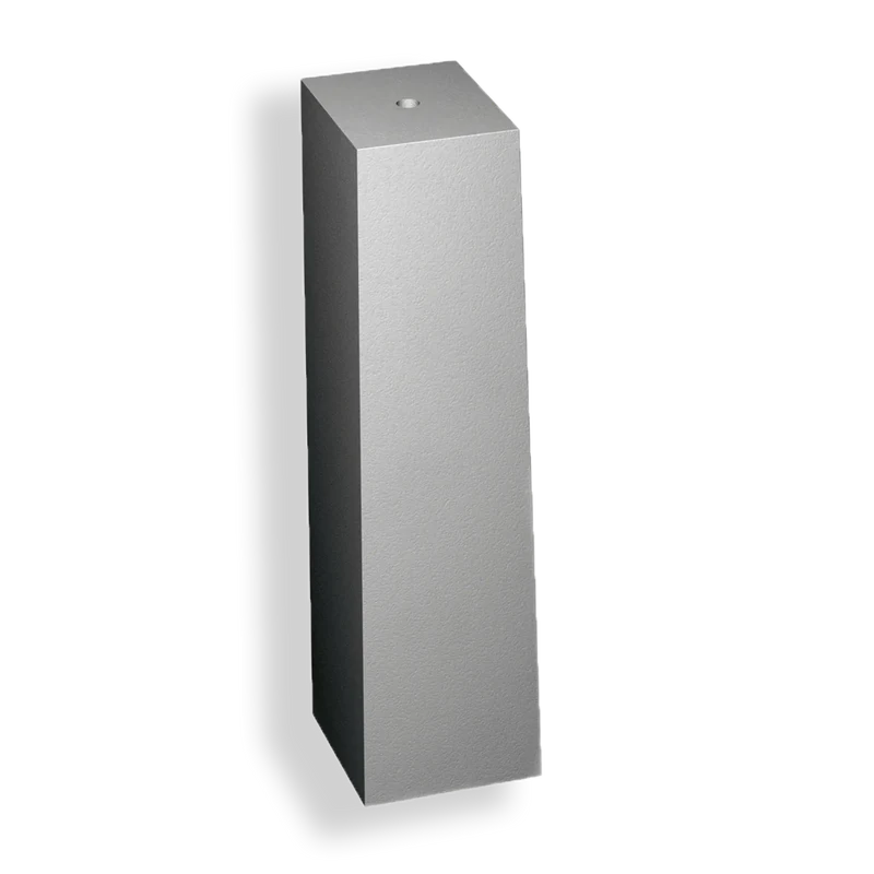 PLINT 700 JUSTERBAR M16 185X185X700MM GRÅ