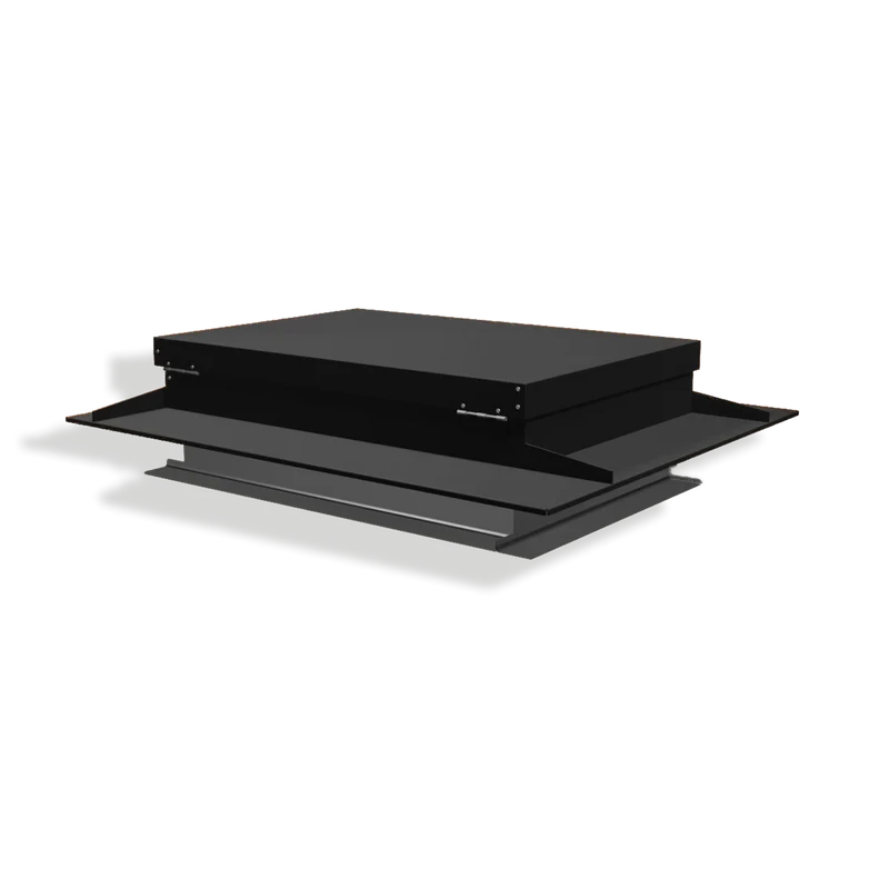 TAKLUCKA 700X900MM INKLUSIVE PLISSÉARK SVART