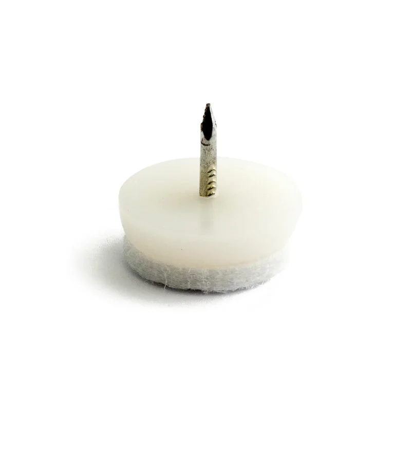 GOLVSKYDD MED SPIK 104 VIT 22MM 12ST