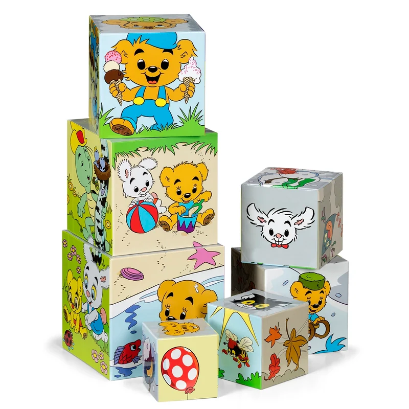 Bamse Stapelklossar Årstider (7 delar)