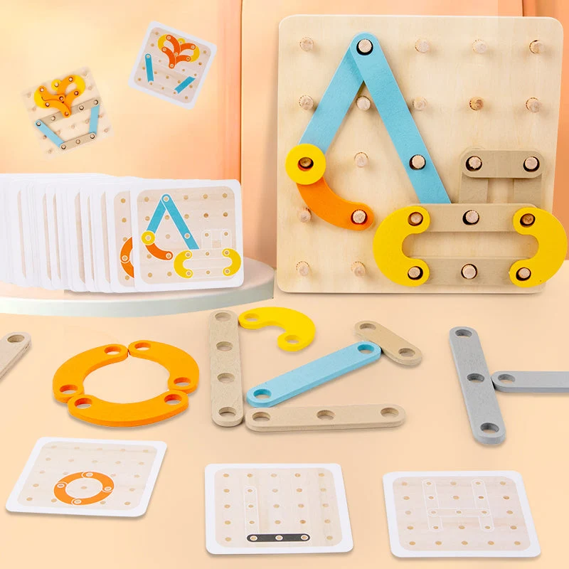 Montessori kombinationspussel