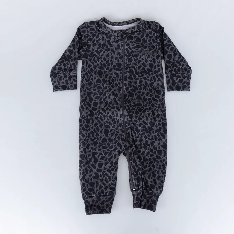TGN SCRIPT JUMPSUIT - LYNX CHARCOAL