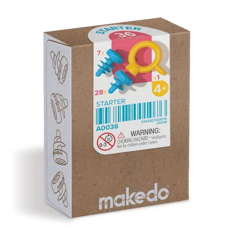 Makedo Byggset Starter (36 delar)