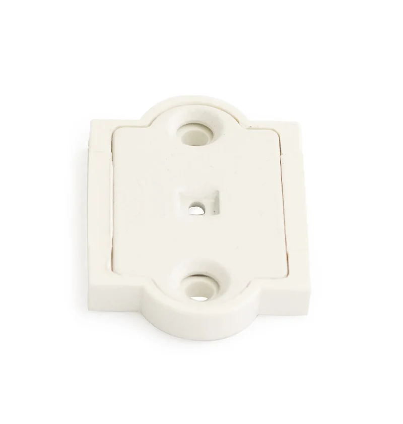 FÄSTBRICKA 2434 VIT 2ST