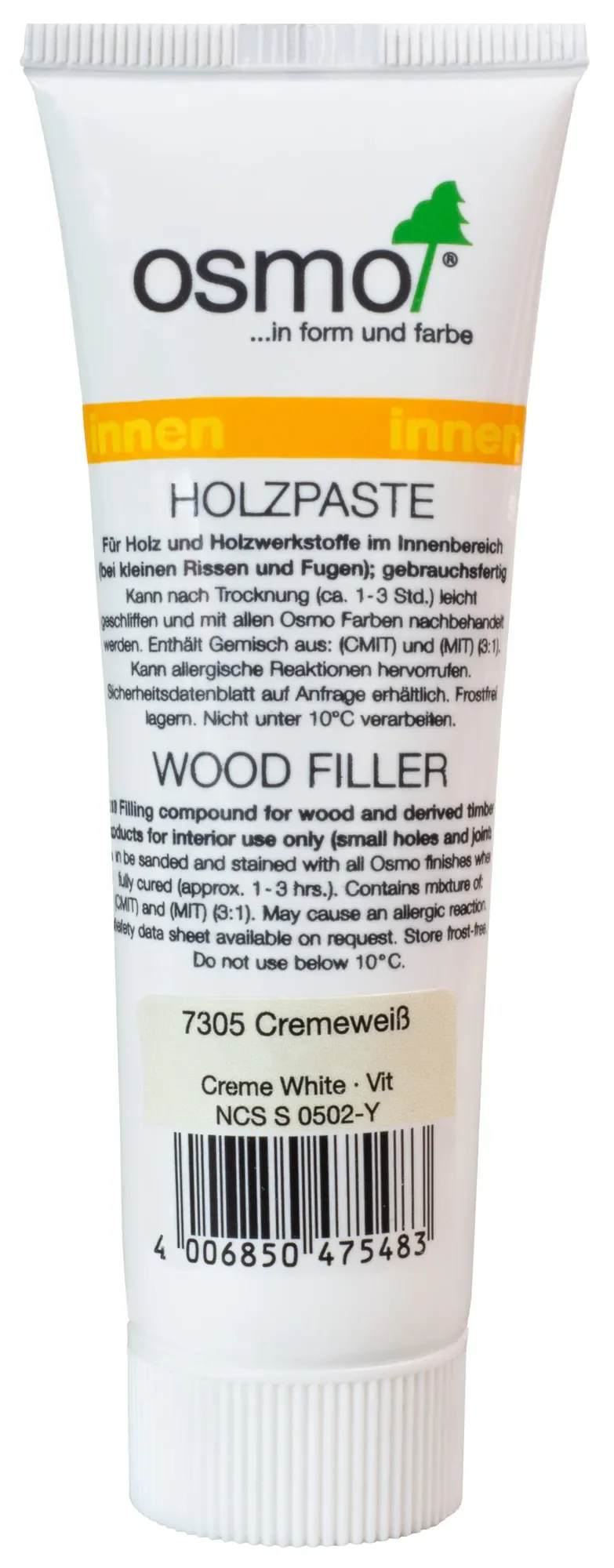 TRÄSPACKEL 7305 OSMO VIT NCS S 0502-Y 100