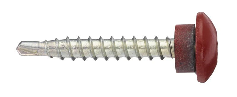 FASADSKRUV MÖRKRÖD 4 ,8X35MM 100ST