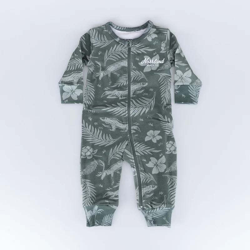 TGN SCRIPT JUMPSUIT - JÄRVEN OLIVE