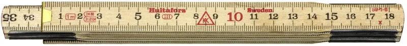 TUMSTOCK MED MILLIMETERSKALA 1 METER HULTAFORS 59