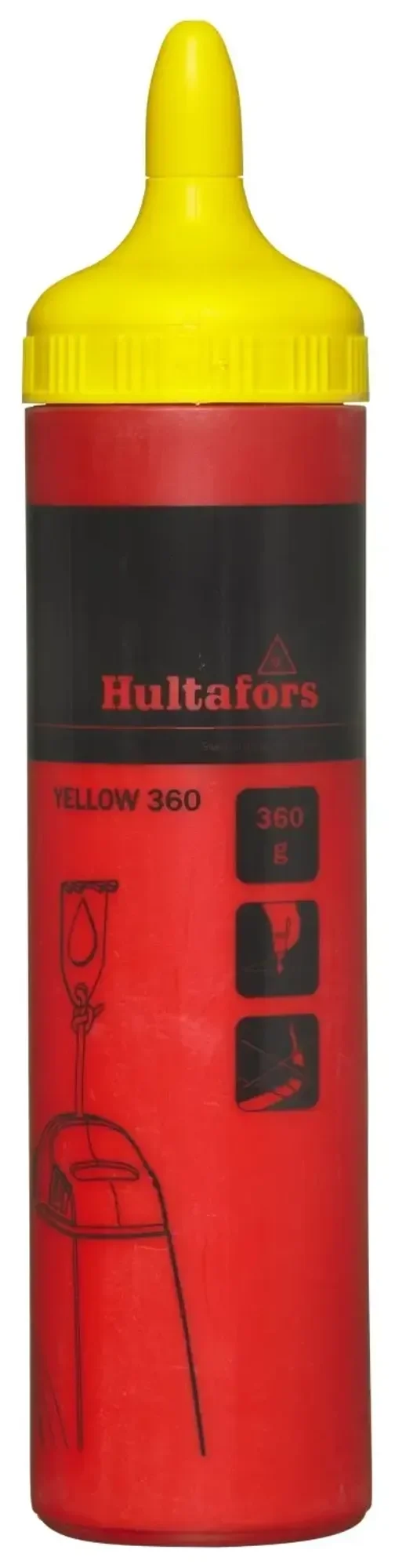 SNÖRSLÅKRITA GUL 360G