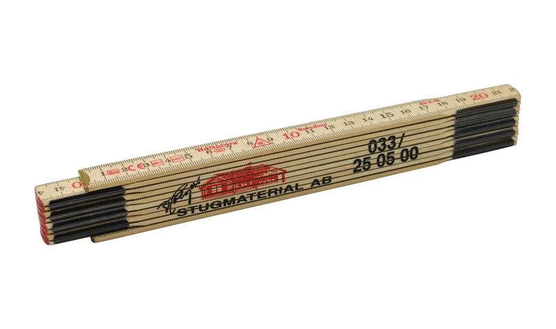 TUMSTOCK MED MILLIMETERSKALA 2 METER HULTAFORS 59 MED TRYCK
