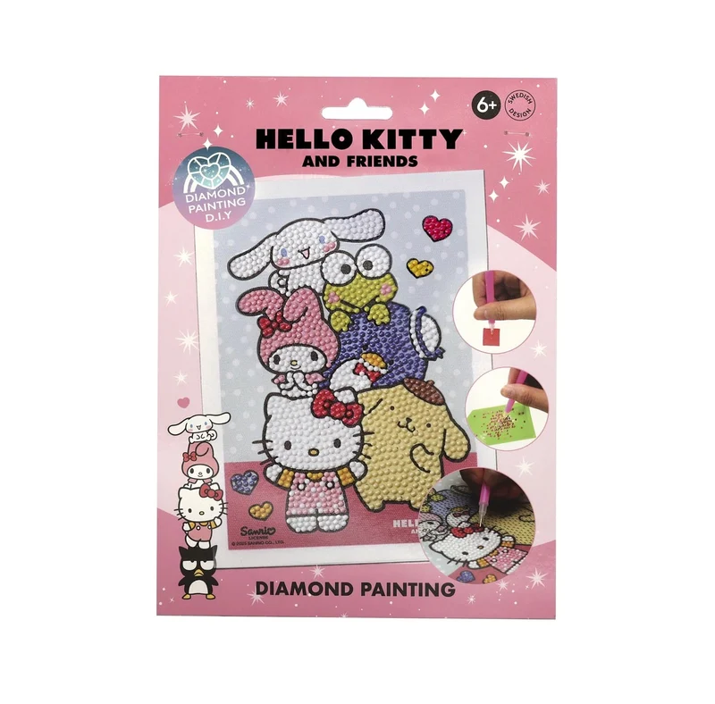 Hello Kitty Diamantmålning (1500st)