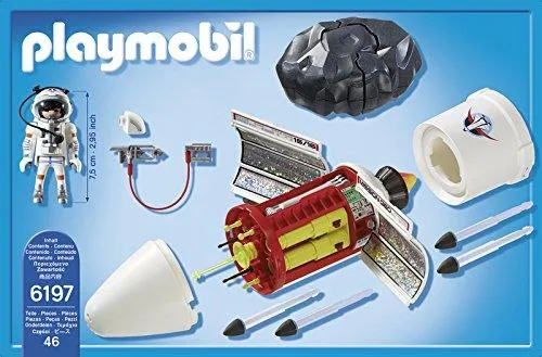 Playmobil 6197 City Action Satellite Meteoroid Laser with Destroyable Meteor
