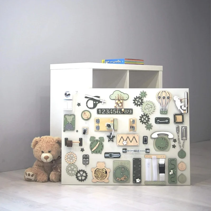 Extra stor Montessori-aktivitetsbräda – 60 × 80 cm