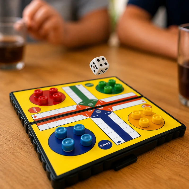 Ludo Travel Games - med magnetiska bitar