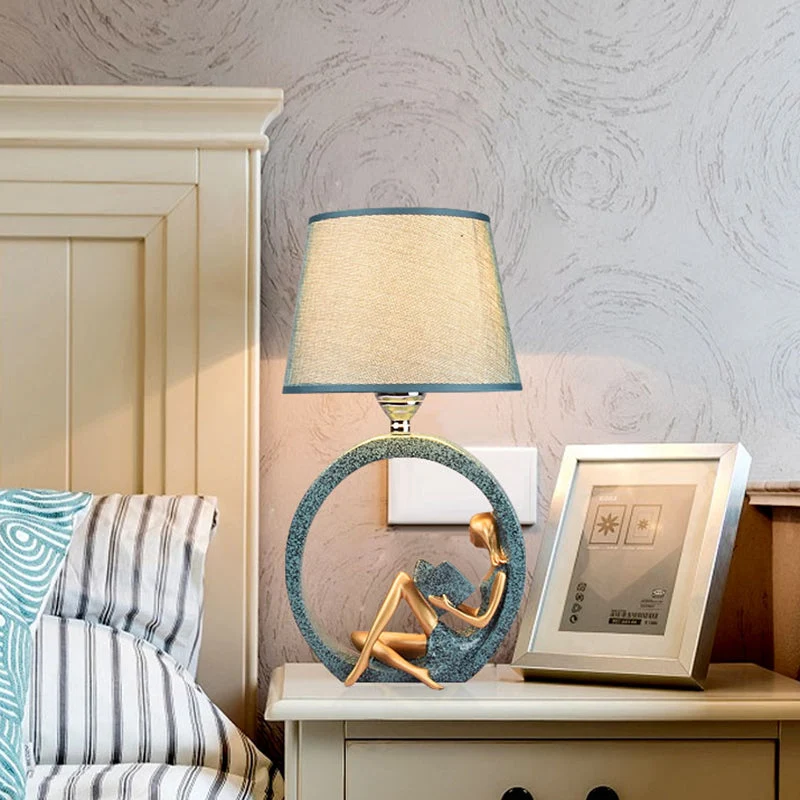 Bordslampa Resinbas Lampa för läsning