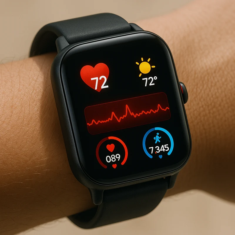 Smartwatch Fitness Tracker med Sömnmonitor