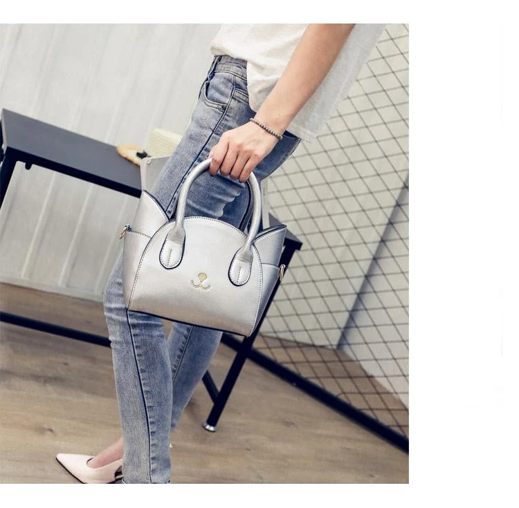 Chic Katte Design Taske til Kvinder