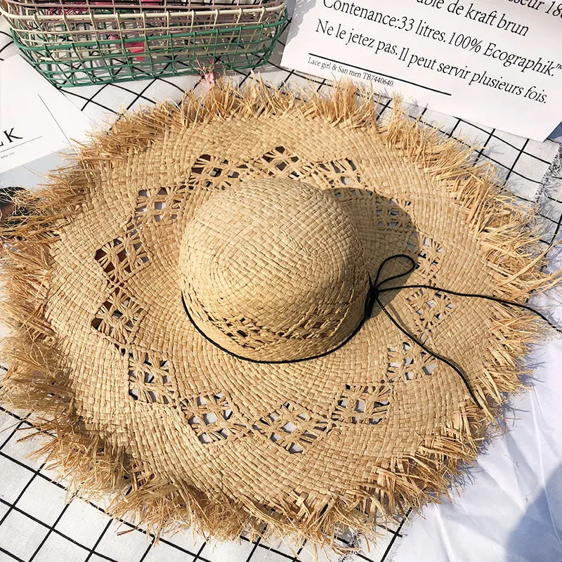 Sommer Floppy Panama Hat til kvinder