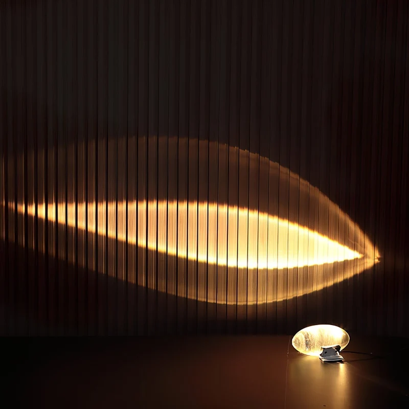 Bordslampa med varm LED glasglöd