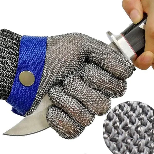 SikkerHånd - Metalhandske med Rustfrit Stål Net (1+1 Gratis)