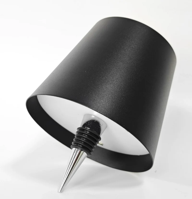 Trådløs LED Lampeskærm til Vinflasker med Berøringsdæmpning