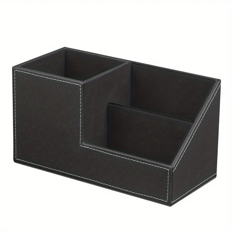Elegant PU Organizer til et Ryddeligt Skrivebord