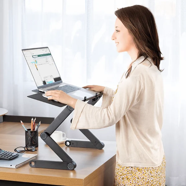 Ergonomisk Laptop Støtte med 360° Justering – WorkEase