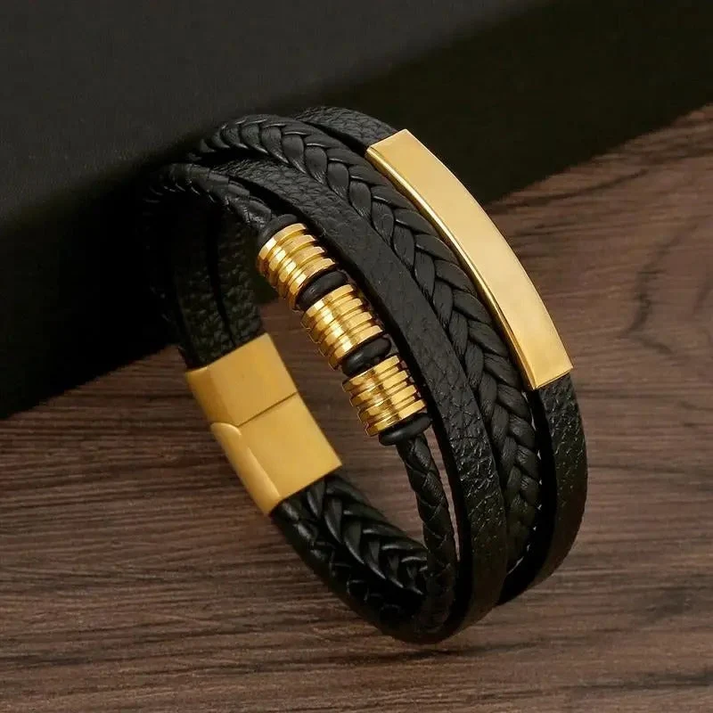 Elegant Læderarmbånd - Tidløs Stil og Klasse