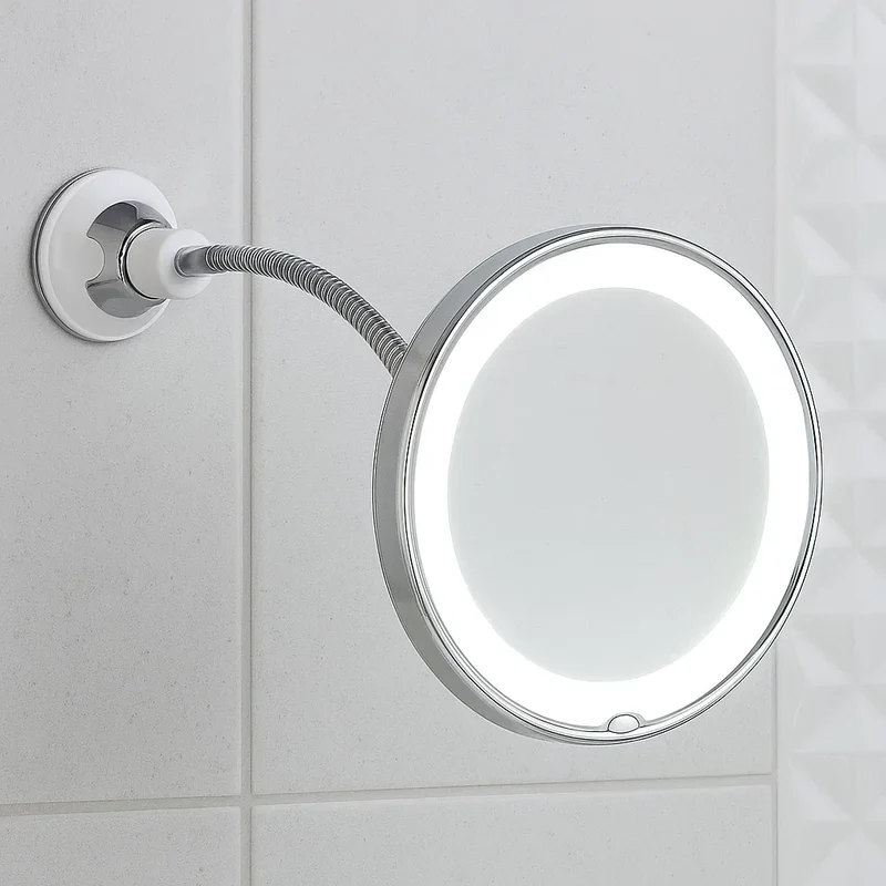 LED Makeup Spegel med Flexibel Arm och Förstoring