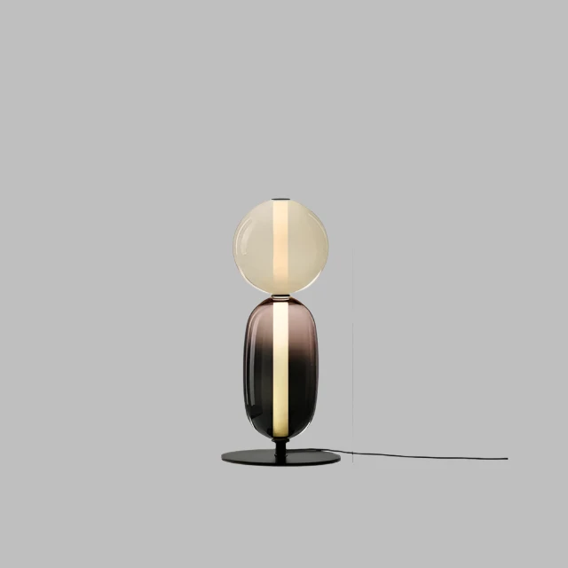 LED Glas Färg Förändrande Golvlampa