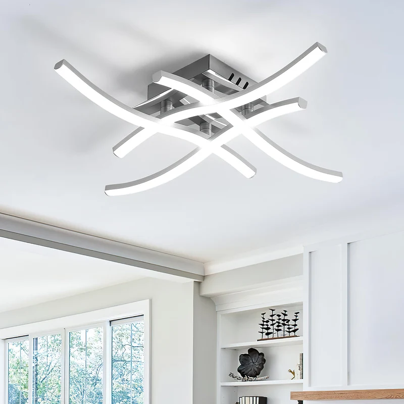 LED Taklampa Modern Aluminium Infälld Armatur