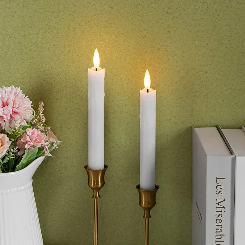 LED-ljus med realistisk flammeffekt