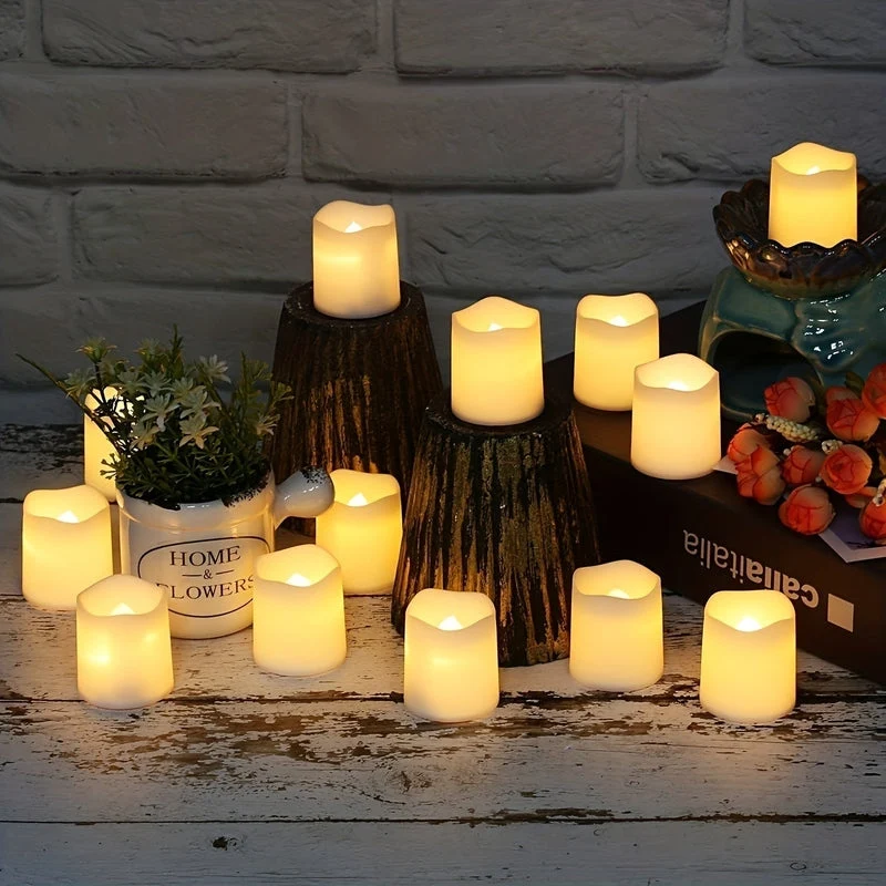 LED-ljus Varm Vit Flamelös Tealights