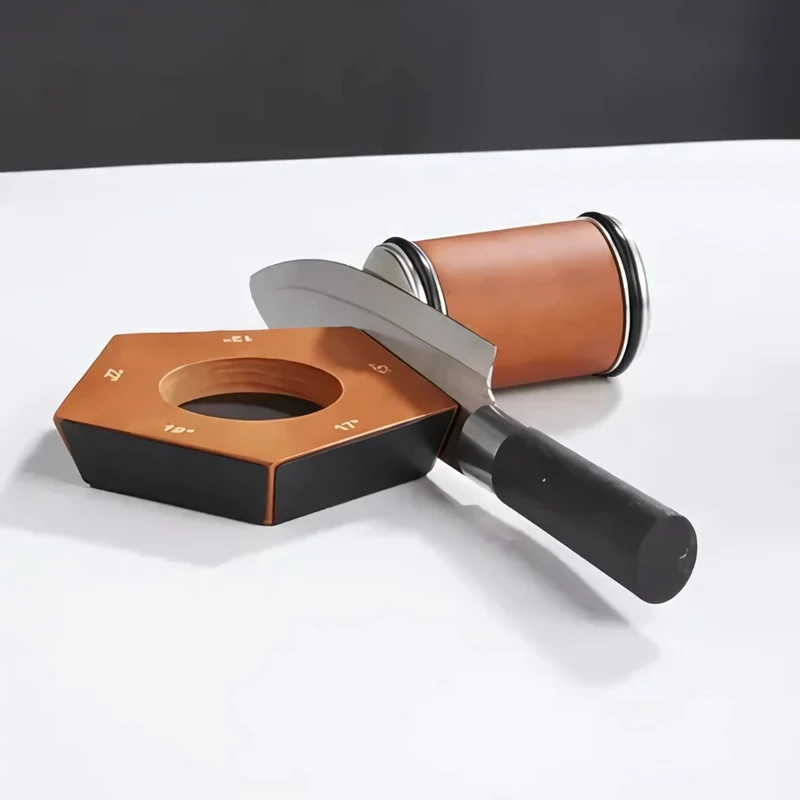 Knivslipningskit med magnetisk träbas