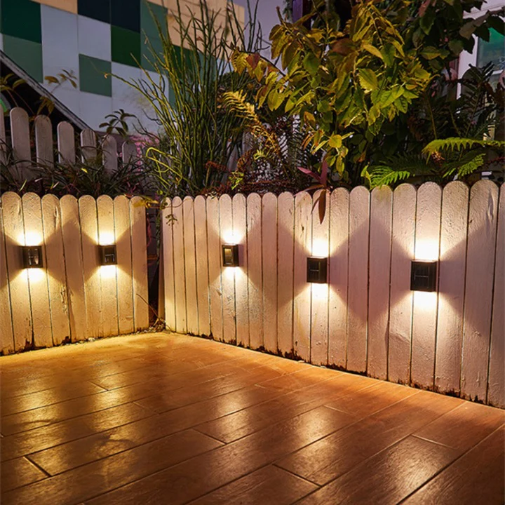 Utomhus Solenergi LED Vägglampa Modern