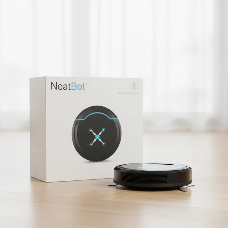 Effektiv Robotstøvsuger med Støjsvag Drift og Smart Navigation